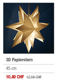 3D Papierstern 