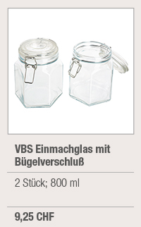 VBS Einmachglas mit Bügelverschluß