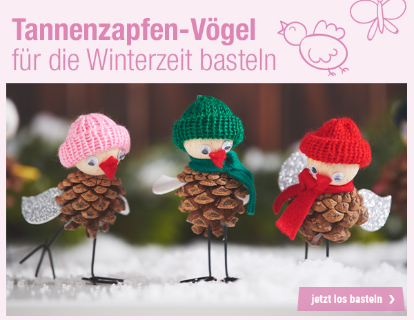 Tannenzapfen Vögel