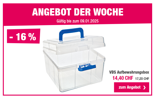 Angebot der Woche: VBS Aufbewahrungsbox