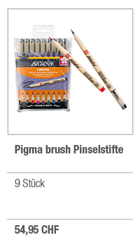 Pigma brush Pinselstifte