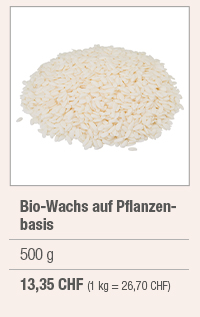 Bio-Wachs auf Pflanzenbasis