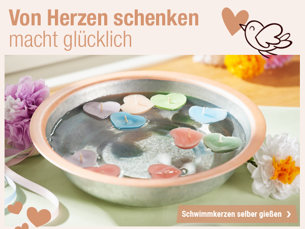 Von Herzen schenken macht glücklich