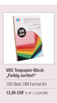 VBS Tonpapier-Block 