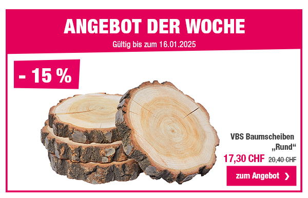 Angebot der Woche: VBS Baumscheiben 