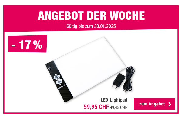 Angebot der Woche: LED-Lightpad