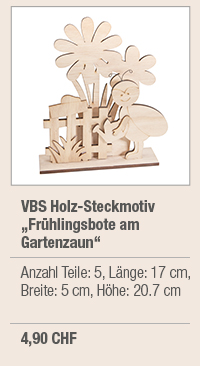 VBS Frühlingsbote am Gartenzaun