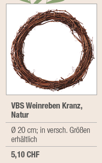 VBS Weinreben Kranz, Natur