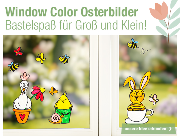 Window Color Osterbilder – Bastelspaß für Groß und Klein!