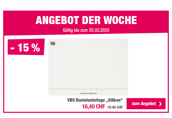 Angebot der Woche: VBS Bastelunterlage