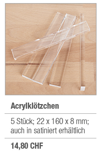 Acrylklötzchen