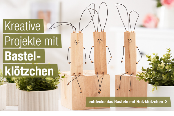 Kreative Projekte mit Bastelklötzchen