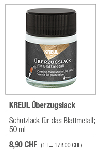 KREUL Überzugslack für Blattmetall, 50 ml