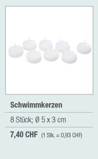 Schwimmkerzen