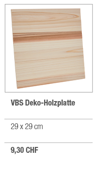 VBS Deko-Holzplatte