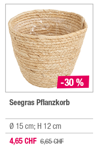 Seegras Pflanzkorb