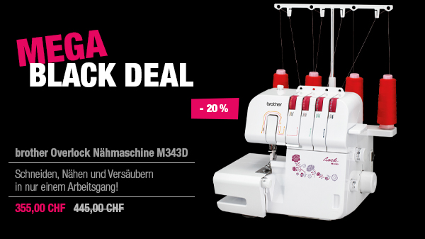 brother Overlock Nähmaschine M343D