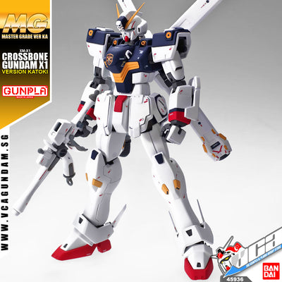【🔵𝐁𝐀𝐂𝐊𝐎𝐑𝐃𝐄𝐑 JAN-2026】 MG CROSSBONE GUNDAM X1 VER KA