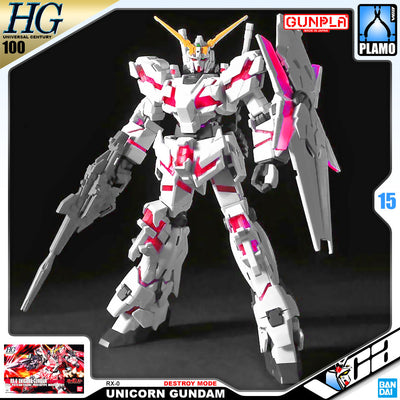 【🔵𝐁𝐀𝐂𝐊𝐎𝐑𝐃𝐄𝐑 OCT-2026】 HG-UC UNICORN GUNDAM (DESTROY MODE)
