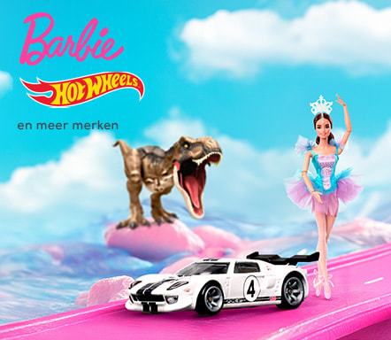 Barbie, Hot Wheels en meer merken