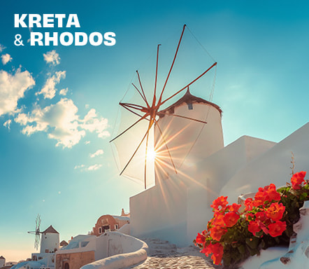 Kreta & Rhodos | 4- en 5-sterrenhotels met halfpen