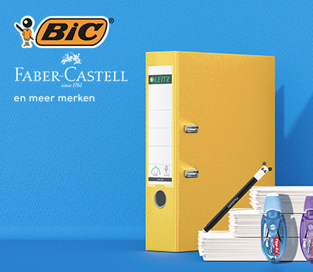 BIC, Faber-Castell en Leitz