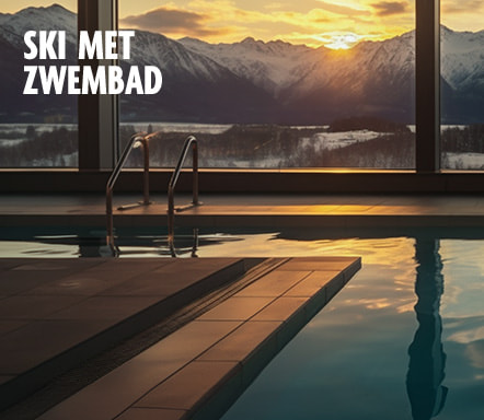 Ski met zwembad