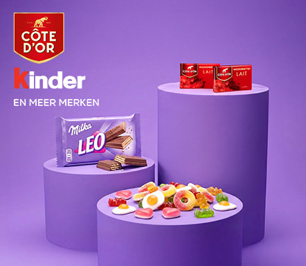 Côte d'or, Milka & Kinder