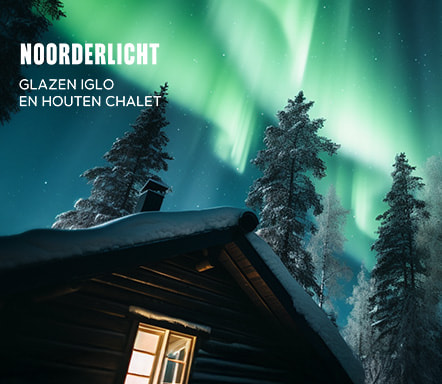 Noorderlicht: Glazen iglo’s en houten chalets