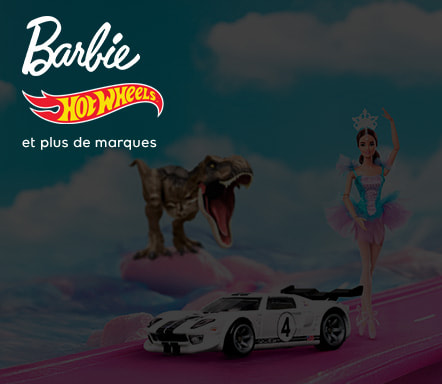 Barbie, Hot Wheels et plus de marques