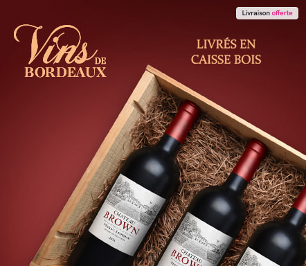 Les vins de Bordeaux en caisses bois