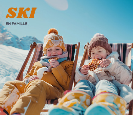 Ski en familly