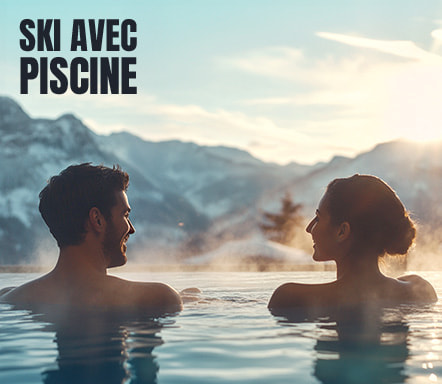 Ski avec piscine