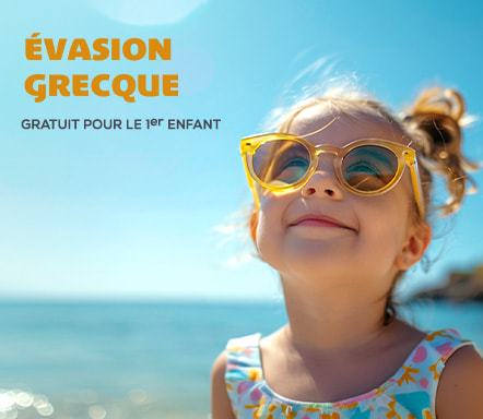 Grèce : gratuit pour le 1er enfant