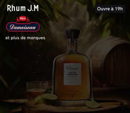 Rhum Clément, J.M, Damoiseau