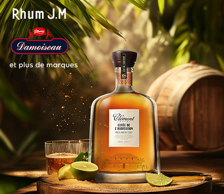 Rhum Clément, J.M, Damoiseau