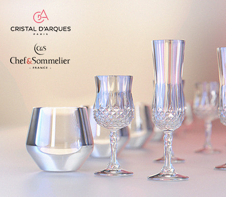 Cristal d'Arques et Chef&Sommelier