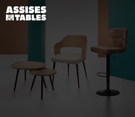 Assises et tables