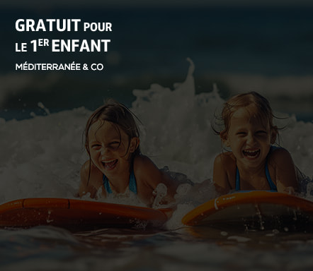 Gratuit pour le 1er enfant - Méditerranée & co