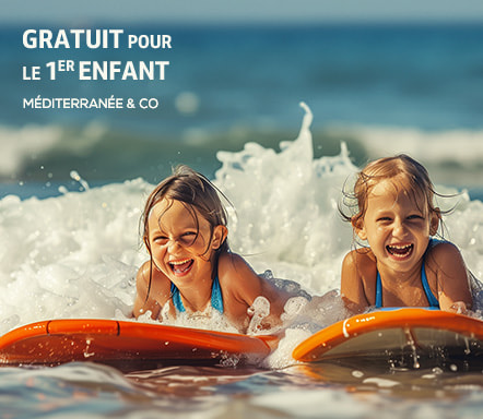 Gratuit pour le 1er enfant - Méditerranée & co