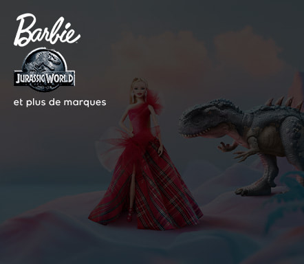 Barbie, Jurassic World et plus de marques !