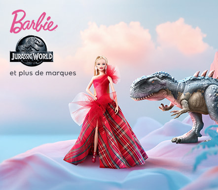 Barbie, Jurassic World et plus de marques !