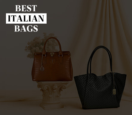 Black and Cognac Italian Bags