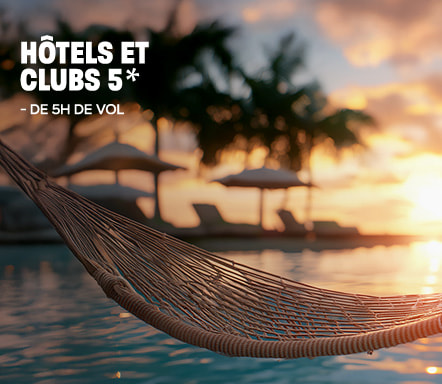 Hôtels et clubs 5* - A - de 5h de vol