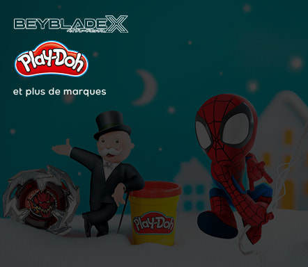 Play-Doh, Beyblade et plus de marques