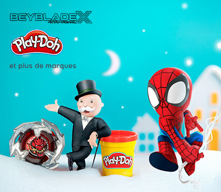 Play-Doh, Beyblade et plus de marques