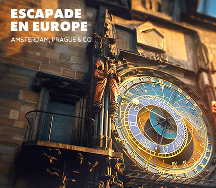 Escapade en Europe - Amsterdam, Prague & Co