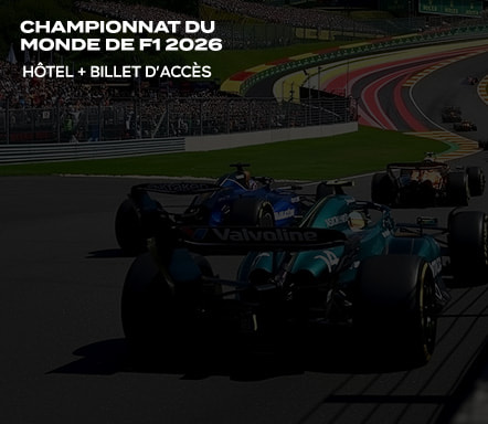 Grands Prix F1 2026 - Hôtel + billet d’accès