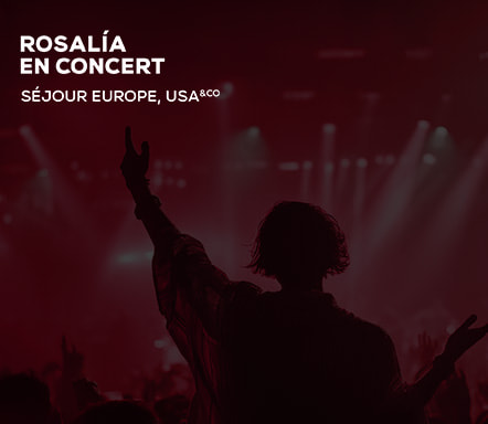 Rosalía en concert – Séjour en Europe, USA & Co