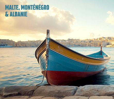 Malte, Monténégro et Albanie